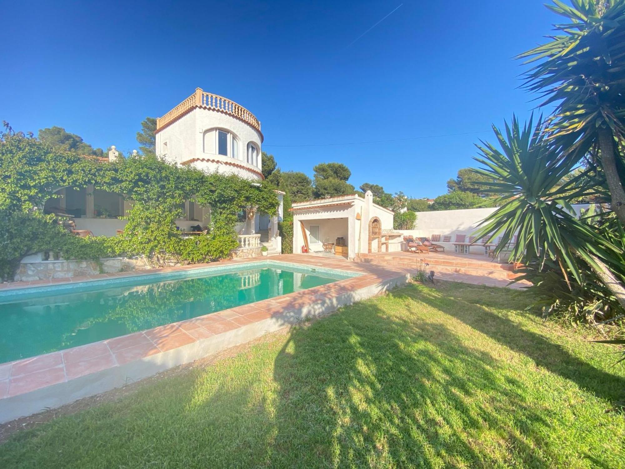 Beautiful Villa With Pool, Barbecue, And Garden خافييا المظهر الخارجي الصورة